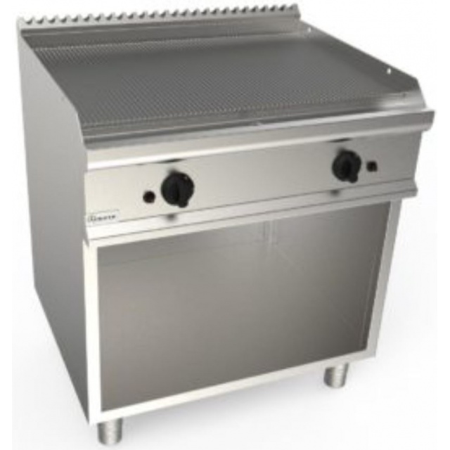 Masina de gatit pe gaz cu placa canelata CASTA L7/KTG2BARK 800x700x850h