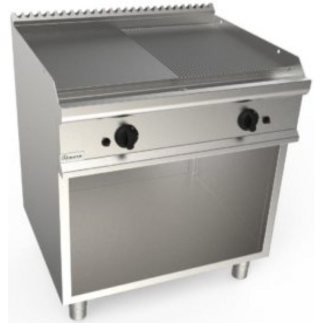 Masina de gatit pe gaz cu placa neteda/canelata CASTA L7/KTG2BAMK 800x700x850h