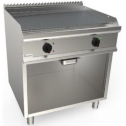 Masina de gatit electrica cu placa canelata si cromata CASTA L7/FTE2BARC 700x700x850h