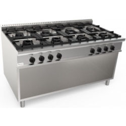 Aragaz profesional pe gaz CASTA L9/CUG8BA.8G 59.2 kW 1.600x900x850h