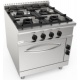 Aragaz profesional pe gaz CASTA L9/CUG4LE.2P1M1G 19.9 kW 800x900x850h