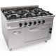 Aragaz profesional pe gaz CASTA L9/CUG6LE.1P2M3G 36,7 kW 1200x900x850h