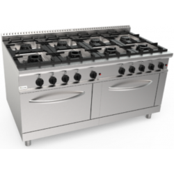 Aragaz profesional pe gaz CASTA L9/CUG8FF.8G 75,0 kW 1600x900x850h