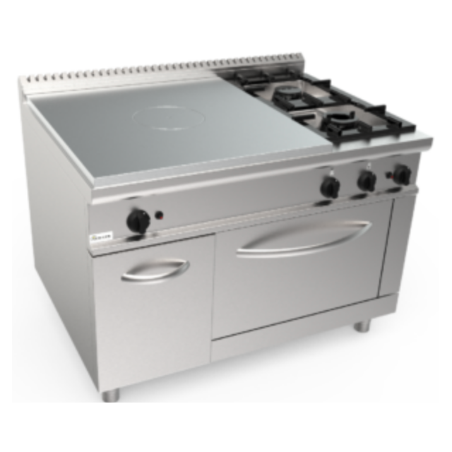 Masina de gatit cu aragaz pe gaz CASTA L9/TPG6LO 32,8 kW 1200x900x850h