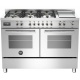 Aragaz Bertazzoni Profesional PRO1206GMFEDXT, 120x60 cm, gaz, 6 arzatoare, zona Teppan-Yaki,l,cuptor electric, inox Aragaz Bertazzoni Profesional PRO1206GMFEDXT, 120x60 cm, gaz, 6 arzatoare, zona Teppan-Yaki,l,cuptor electric, inox
