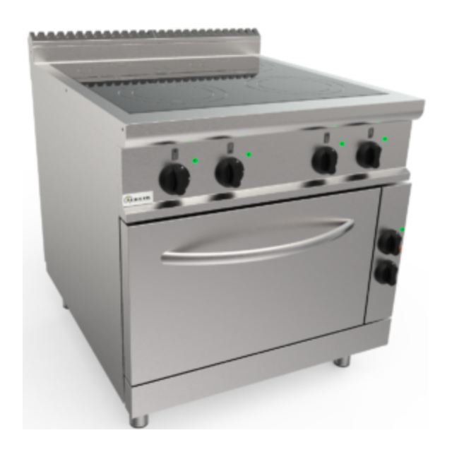 Masina de gatit electrica CASTA cu blat ceramic L9/CVE4LE 17,48 kW 800x900x850h