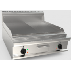 Aragaz profesional electric CASTA L9/FTE4BBMK suprafata canelata si neteda 800x900x270h
