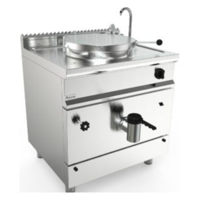 Masina de gatit pe gaz CASTA L9/PIG415 cu incalzire indirecta 800x900x850h