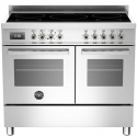 Aragaz Bertazzoni Profesional PRO1005IMFEDXT, 100x60 cm, inductie, 5 zone gatit, 2 cuptoare electrice, inox