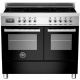 Aragaz Bertazzoni Profesional PRO1005IMFEDXT, 100x60 cm, inductie, 5 zone gatit, 2 cuptoare electrice, inox