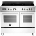 Aragaz Bertazzoni Profesional PRO1005IMFEDBIT, 100x60 cm, inductie, 5 zone gatit, 2 cuptoare electrice, alb