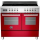Aragaz Bertazzoni Profesional PRO1005IMFEDART, 100x60 cm, inductie, 5 zone gatit, 2 cuptoare electrice, portocaliu