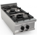 Aragaz profesional pe gaz CASTA LQ/CUG2BB.1M1G 12,9 kW 400x900x270h