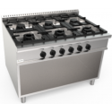 Aragaz profesional pe gaz CASTA LQ/CUG6BA.6G 44,4kW 1200x900x850h
