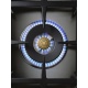 Aragaz Tecnogas P1X66M4VC, 60 cm, gaz, 4 arzatoare, grill, otel inoxidabil