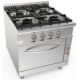 Aragaz profesional pe gaz cu cuptor electric CASTA LQ/CUG4NE.2P1M1G 19,9kW 800x900x850h