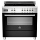 Aragaz Bertazzoni Profesional PRO905IMFESXT, 90x60 cm, inductie, 5 zone gatit, cuptor electric, inox