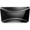Hota design Baraldi Queen 01QUE090BL90, 90 cm, 900 m3/h, sticla neagra