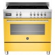 Aragaz Bertazzoni Profesional PRO905IMFESBIT, 90x60 cm, inductie, 5 zone gatit, cuptor electric, alb