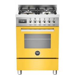 Aragaz Tecnogas P1X66M4VC, 60 cm, gaz, 4 arzatoare, grill, otel inoxidabil