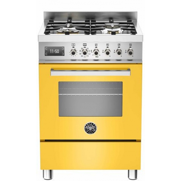 Aragaz Tecnogas P1X66M4VC, 60 cm, gaz, 4 arzatoare, grill, otel inoxidabil