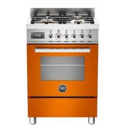 Aragaz Tecnogas P1X66M4VC, 60 cm, gaz, 4 arzatoare, grill, otel inoxidabil