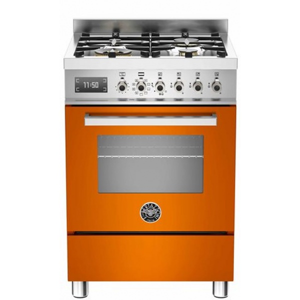 Aragaz Tecnogas P1X66M4VC, 60 cm, gaz, 4 arzatoare, grill, otel inoxidabil