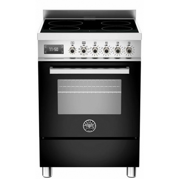 Aragaz Bertazzoni Profesional PRO604IMFESXT, 60x60 cm, inductie, 4 zone gatit, cuptor electric multifunctional, inox