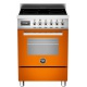 Aragaz Bertazzoni Profesional PRO604IMFESGIT, 60x60 cm, inductie, 4 zone gatit, cuptor electric multifunctional, galben