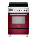 Aragaz Bertazzoni Profesional PRO604IMFESVIT, 60x60 cm, inductie, 4 zone gatit, cuptor electric multifunctional, visiniu