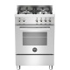 Aragaz Bertazzoni Profesional PRO604MFESXE, 60x60 cm, gaz, 4 arzatoare, cuptor electric multifunctional, inox