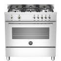 Aragaz Bertazzoni Profesional PRO905MFESXE, 90x60 cm, gaz, 5 arzatoare, cuptor electric, inox