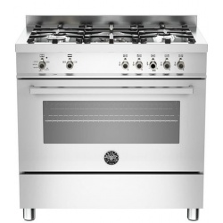 Aragaz Tecnogas P1X66M4VC, 60 cm, gaz, 4 arzatoare, grill, otel inoxidabil