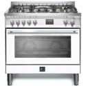 Aragaz LOFRA VENEZIA PBPG96MFT/AEO, gaz, 90X60cm, 5 arzatoare, grill electric, timer, aprindere electronica, alb