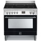Aragaz Lofra VENEZIA PNMG96MFT/5I, 90X60cm, 5 zone cu inductie, cuptor electric , grill, timer, negru