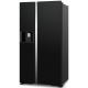 Side by Side Hitachi R-SX700GPRU0 , clasa F, 633 Litri, 179 cm inaltime, compresor inverter, sticla neagra