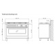 Aragaz Lofra Professional 120 PNMG126GVGT/2Ci 120X60cm, 7 arzatoare, cuptor gaz, rotisor - grill, ventilare dubla, timer, Rosu