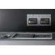 JOLLYNOX 1CCR60MN COMBINATE 60, PENTRU BUCATARIE INCORPORATA, CU 4 ARZATOARE + CUPTOR ELECTRIC, NEGRU MAT