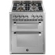 Aragaz Steel Ascot70/2 4i, 70X60cm, 4 zone cu inductie, cuptor electric multifunctional, timer, aprindere electronica, inox