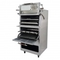Cuptor profesional pe carbuni PIRA 90 D Silver 100x83.5x185 cm 486 kg