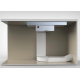 Plita inductie cu hota integrata BARALDI DIAMOND BRIDGE 83x51 cm 4 zone 6,8Kw