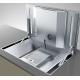 Plita inductie cu hota integrata BARALDI DIAMOND BRIDGE 83x51 cm 4 zone 6,8Kw