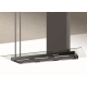 Hota profesionala BARALDI ELEA GLASS 80 146x60 cm Neagra 800 m3/h