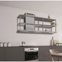 Hota de bucatarie BARALDI ELEA WALL S1 150x50 cm Otel inoxidabil 800 m3/h