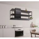 Hota de bucatarie BARALDI ELEA WALL B2 180x50 cm Neagra 900 m3/h