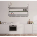 Hota de bucatarie BARALDI MENSOLA WALL S2 180x50 cm Otel inoxidabil 900 m3/h