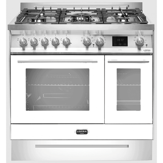 Aragaz Lofra RBI66MFT/CI, 60x60 cm, gaz, 4 arzatoare, grill, aprindere electronica, timer, crem