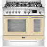 Aragaz LOFRA Dolcevita MFTE/AEO Venezia C 90x60x85 / 90.5 cm Plita pe gaz 5 arzatoare 2 cuptoare electrice Crem