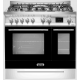 Aragaz LOFRA Dolcevita MFTE/AEO Venezia N 90x60x85 / 90.5 cm Plita pe gaz 5 arzatoare 2 cuptoare electrice Negru