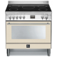 Aragaz Lofra RBI66MFT/CI, 60x60 cm, gaz, 4 arzatoare, grill, aprindere electronica, timer, crem